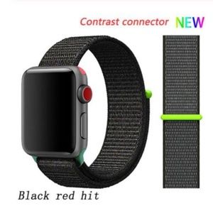 *❤️NEW Black Hit Sport Loop Strap For Apple Watch
